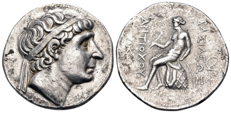 SELEUKID KINGS OF SYRIA. Antiochos I Soter, 281-261 BC. Tetradrachm (Silver, 30 ...