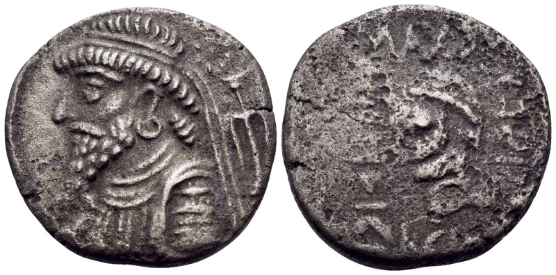 KINGS OF ELYMAIS. Kamnaskires V, circa 54/3-33/2 BC. Tetradrachm (Billon, 26 mm,...