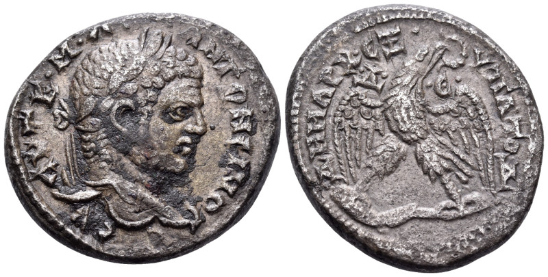 SYRIA, Seleucis and Pieria. Antioch. Caracalla, 198-217. Tetradrachm (Billon, 26...