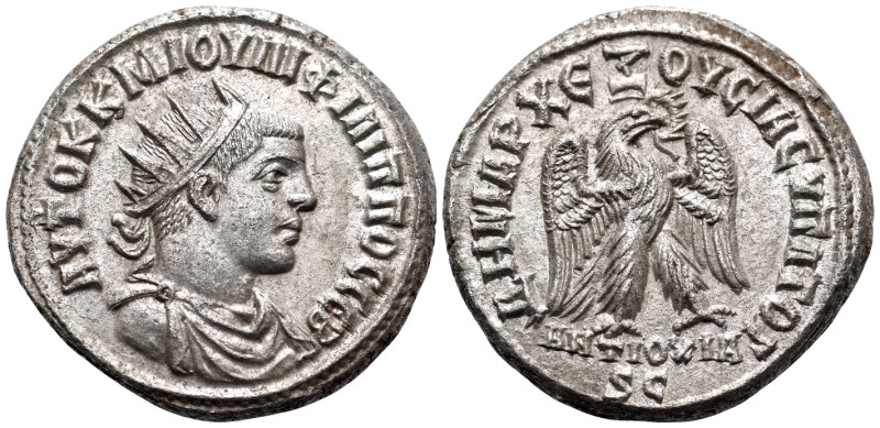 SYRIA, Seleucis and Pieria. Antioch. Philip II, as Augustus, 247-249. Tetradrach...