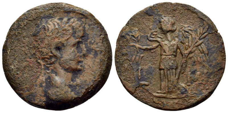 EGYPT. Alexandria. Augustus, 27 BC-AD 14. Diobol (Bronze, 24 mm, 7.87 g, 1 h), y...