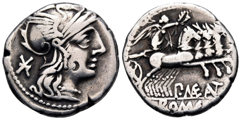 P. Maenius Antiacus M.f, 132 BC. Denarius (Silver, 18 mm, 3.75 g, 6 h), Rome. He...