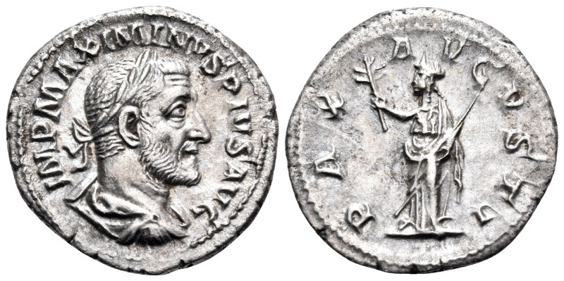 Maximinus I, 235-238. Denarius (Silver, 19 mm, 3.68 g, 7 h), Rome, 236. IMP MAXI...