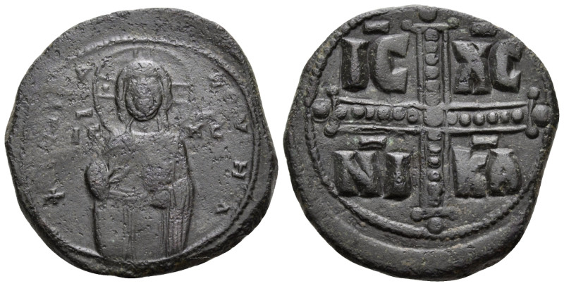 Anonymous, time of Michael IV, circa 1034-1041. Follis (Bronze, 28,5 mm, 10.34 g...