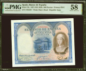 500 Pesetas. 24 de Julio de 1927. Sin serie y numeración posterior 1602000. (Edifil 2021: 352, Pick: 73c). Inusual en esta calidad. EBC++. Encapsulado...