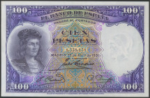 100 Pesetas. 25 de Abril de 1931. Sin serie. (Edifil 2017: 360). Conserva todo su apresto original. SC-.