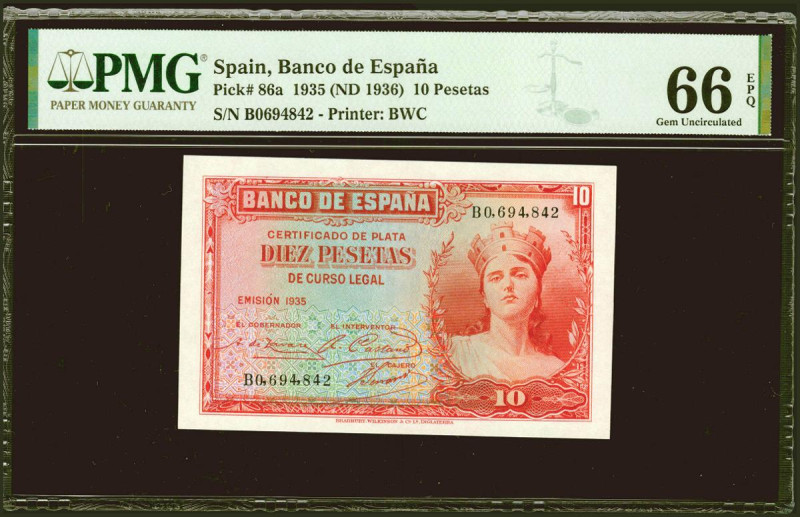 10 Pesetas. 1935. Certificado de Plata. Serie B. (Edifil 2021: 364a, Pick: 86a)....