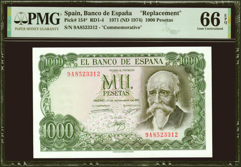 1000 Pesetas. 17 de Septiembre de 1971. Serie especial 9A. (Edifil 2021: 474d, P...