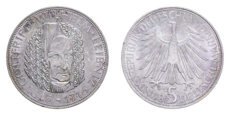 GERMANIA 5 MARK 1966 D AG. 11,12 GR. FDC