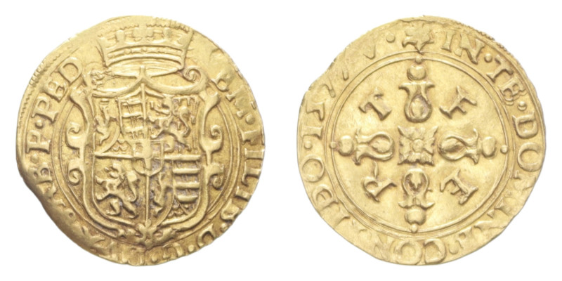 EMANUELE FILIBERTO DUCA (1559-1580) SCUDO D'ORO DEL SOLE VI TIPO 1577 V (BOURG) ...