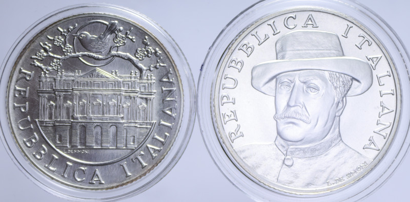 10 + 5 EURO 2004 GIACOMO PUCCINI AG. 22+18 GR. IN COFANETTO FDC