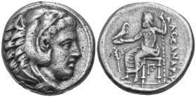Greek
KINGS of MACEDON. Alexander III the Great (336-323 BC). Early posthumous issue of Amphipolis (Circa 320-317 BC)
AR tetradrachm (23mm 16.7g)
O...