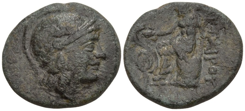 Greek
KINGS OF PERGAMON. Philetairos (281-263 BC).
AE Bronze (20.2mm 2.82g).
...