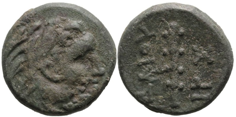 Greek
KINGS of THRACE. Uncertain mint. Seleukid. Adaios (253-243 BC).
AE Bronz...