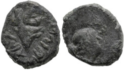 Greek
KINGS OF ARMENIA MINOR. Mithradates, Satrap (180s-170s BC).
AE Chalkous (12mm 1.36g)
Obv: "Aramaic legend" Head of Mithradates I (?) to left,...