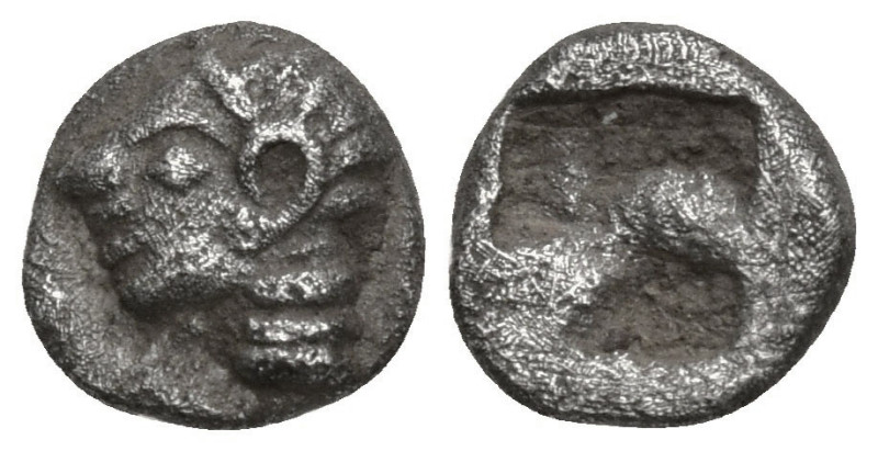 Greek
IONIA. Kolophon. ( Late 6th century BC).
AR Tetartemorion (6.9mm 0.17g)...