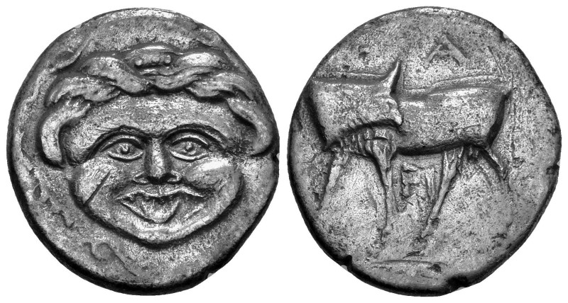 Greek
MYSIA. Parion. (4th century BC).
AR Hemidrachm (12.1mm 2.01g)
Obv: Faci...