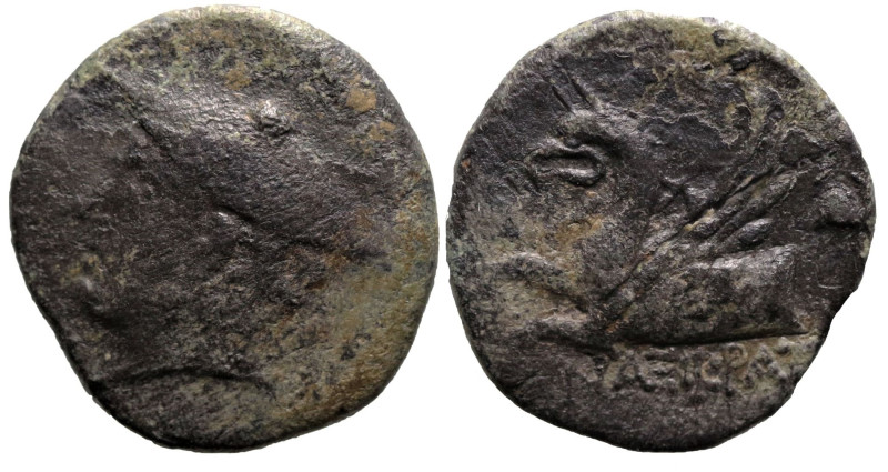 Greek
IONIA. Phokaia (Circa 350-300 BC)
AE Bronze (19mm 4.36g)
Obv: Head of H...