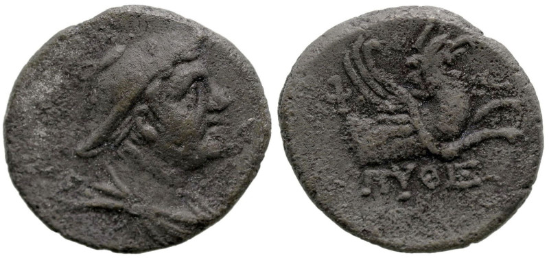 Greek
IONIA. Phokaia. (2nd century BC). Pythis, magistrate.
AE Bronze (17mm 3....