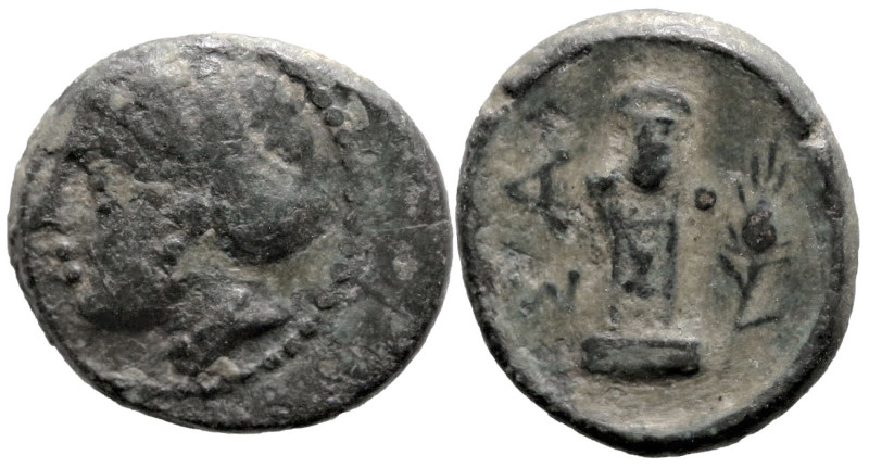 Greek
THRACE. Sestos. (Circa mid 4th century BC).
AE Bronze (13mm 1.88g)
Obv:...