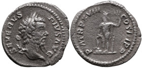 Roman Imperial
Septimius Severus (193-211 AD). Rome
AR Denarius (18.4mm 2.7)
Obv: SEVERVS PIVS AVG. Laureate head of Septimius Severus, right.
Rev...