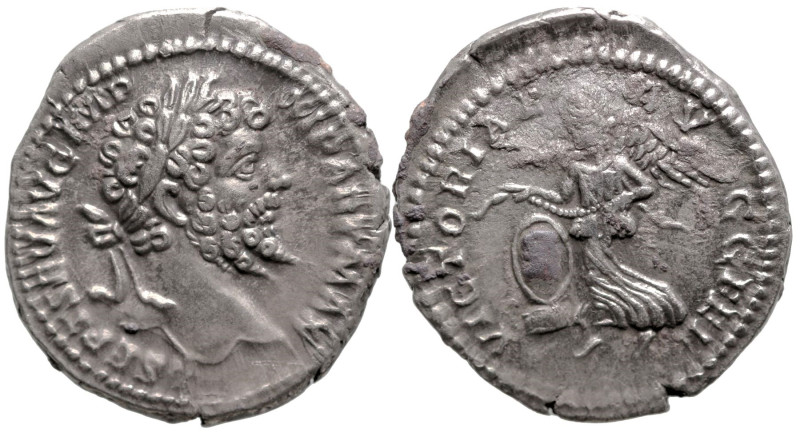 Roman Imperial
Septimius Severus (193-211 AD). Laodicea ad Mare
AR Denarius (2...