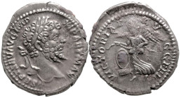 Roman Imperial
Septimius Severus (193-211 AD). Laodicea ad Mare
AR Denarius (20mm 3.54g)
Obv: L SEPT SEV AVG IMP XI PART MAX, laureate head right
...