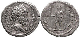 Roman Imperial
Septimius Severus (193-211 AD). Rome.
AR Denarius (19.8mm 3.27g)
Obv: SEVERVS AVG PART MAX. Laureate head right.
Rev: VIRT AVGG. Vi...