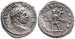 Roman Imperial
Caracalla (198-217 AD). Rome
AR Denarius (19mm 3.1g)
Obv: ANTONINVS PIVS AVG BRIT. Laureate and bearded head right
Rev: MARTI PROPV...
