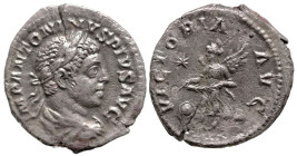 Roman Imperial
Elagabalus (218-222). Rome
AR Denarius 19.2mm 2.73g)
Obv: IMP ANTONINVS PIVS AVG Laureate and draped bust of Elagabalus to right, se...