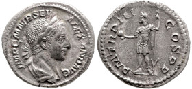 Roman Imperial
Severus Alexander (222-235 AD) Rome
AR Denarius (19.2mm 3.04g)
Obv: IMP C M AVR SEV ALEXAND AVG, laureate and draped bust to right
...