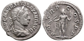 Roman Imperial
Severus Alexander (222-235 AD). Rome
AR Denarius (19mm 2.62g)
Obv: IMP C M AVR SEV ALEXAND AVG Laureate, draped and cuirassed bust o...