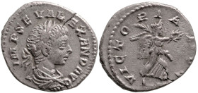 Roman Imperial
Severus Alexander (222-235 AD). Antioch
AR Denarius (18mm 2.76g)
Obv: IMP SEV ALEXAND AVG, laureate, draped and cuirassed bust to ri...
