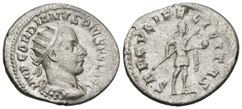 Roman Imperial
Gordian III (238-244 AD). Rome
AR Denarius (22.1mm 4.21g)
Obv:...