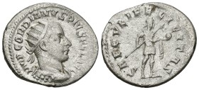 Roman Imperial
Gordian III (238-244 AD). Rome
AR Denarius (22.1mm 4.21g)
Obv: IMP GORDIANVS PIVS FEL AVG, laureate, draped and cuirassed bust to ri...