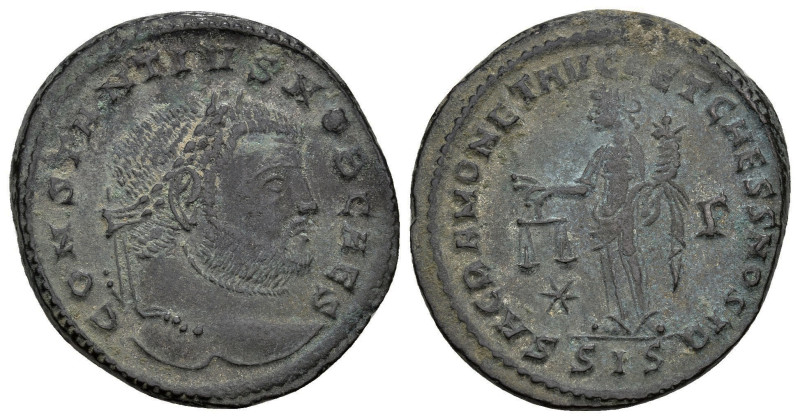 Roman Imperial
Constantius I, as Caesar (293-305 AD). Siscia
AE Follis (26mm 9...