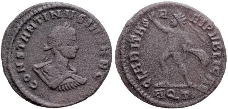 Roman Imperial
Constantine II, Caesar (317-337 AD). Aquileia.
AE Follis (20mm ...