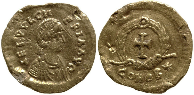 Roman Imperial
Aelia Pulcheria, Augusta (414-453 AD). Constantinople
AV Tremis...