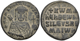 Byzantine
Constantine VII Porphyrogenitus, with Romanus I (913-959 AD). Constantinople
AE Follis (22.5mm 7.94g)
Obv: Crowned and draped facing bust...