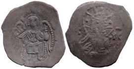 Byzantine
Latin Rulers of Constantinople (1204-1261 AD). Constantinople.
AE Trachy (26mm 3.6g)
Obv: IC - XC. Facing bust of Christ Pantokrator.
Re...