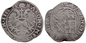 World
Spanish Netherlands and Dutch Provincial coinage
Baronie Reckheim - Ernst van Aspermont-Lynden (1603-1636 AD)
AR Silver (29mm 3.94g)
Obv: Cr...