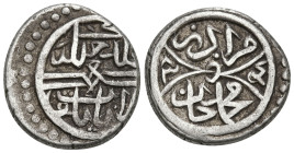 World
OTTOMAN EMPIRE. Murad II (824-848 AH / 1421-1444 AD)
AR Akce (14.8mm 1.13g)
Pere 59