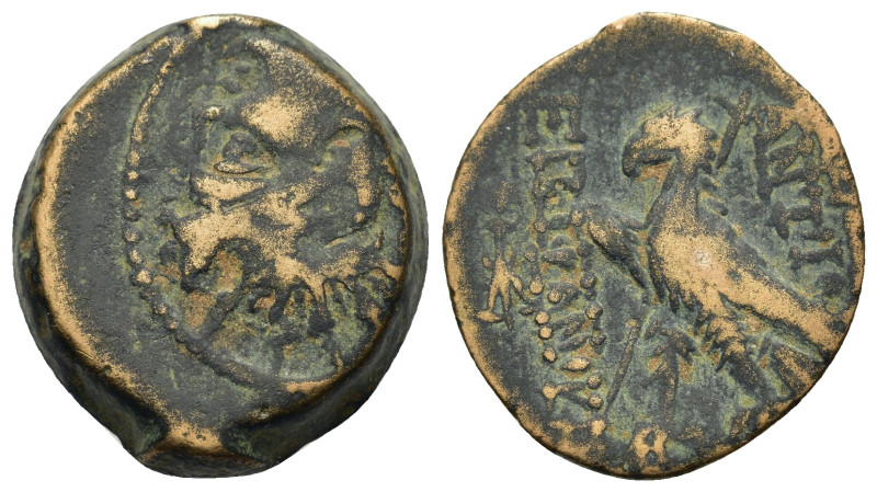 Seleukid Kings of Syria. Antiochos VIII Epiphanes (121/0-97/6 BC). Æ (19,4mm, 6g...