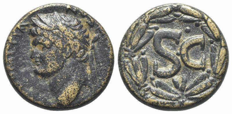 Domitian (81-96). Seleucis and Pieria, Antioch. Æ (25mm, 12.70g, 12h). Laureate ...