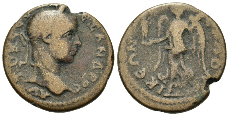 Severus Alexander (222-235). Macedonia, Thessalonica. Æ (24mm, 9g). Laureate, dr...