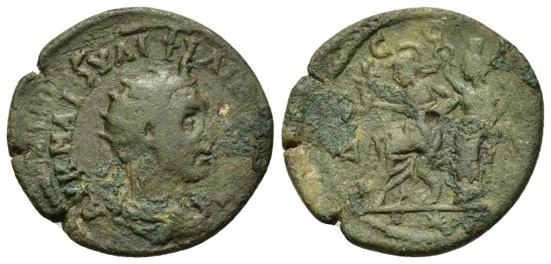 Philip I (244-249). Macedon, Edessa. Æ (26mm, 7.15g). Radiate, draped and cuiras...