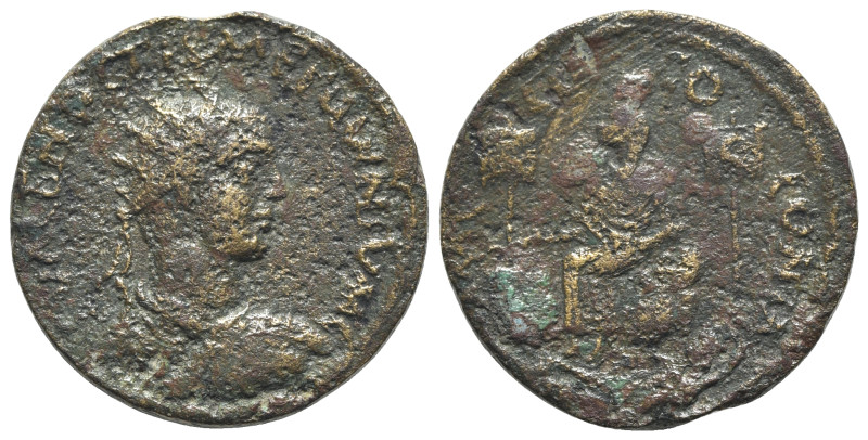 Herennius Etruscus (Caesar, 249-251). Cilicia, Mallus. Æ (30mm, 20.48g, 6h). Rad...