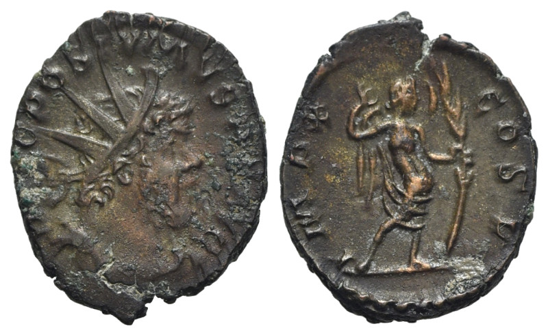 Postumus (260-269). Antoninianus (21mm, 2.91g, 6h). Treveri, AD 269. Radiate, dr...