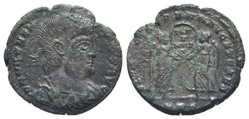 Magnentius (350-353). Æ Centenionalis (23mm, 4.70g, 12h). Treveri. Bareheaded, d...