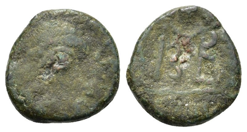 Marcian (450-457). Æ Nummus (11mm, 1.15g). Constantinople. Pearl–diademed, drape...